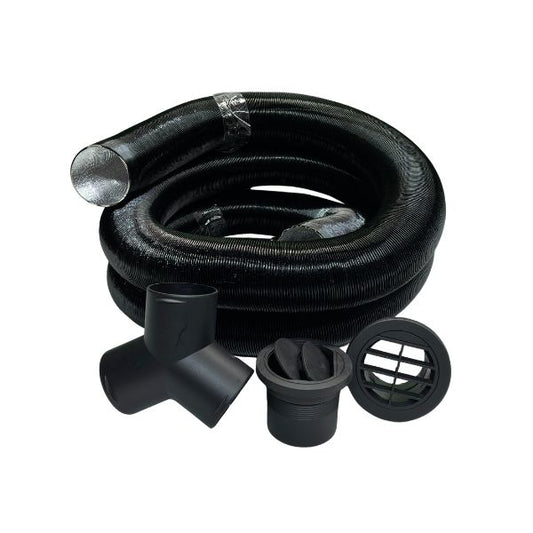 Kit Canalizzazione Aria per Riscaldatore 2kW – Compatto e Completo Ø 60mm