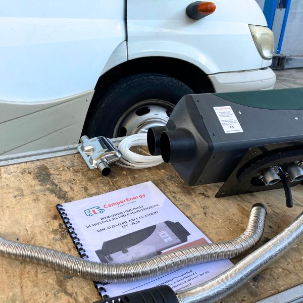 Riscaldatore Diesel 5kW 12V CamperEnergy – Con Accessori di Installazione per Camper e Van