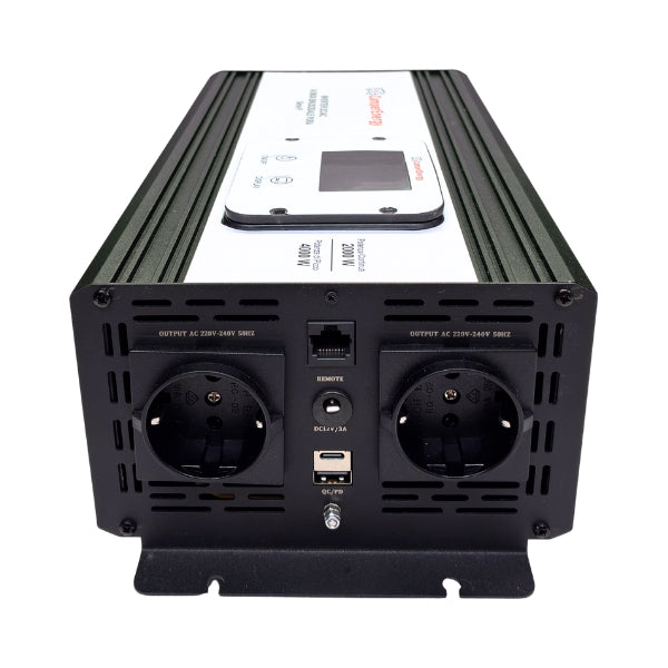 Inverter Onda Pura CamperEnergy Serie P 12/24V – 1000W, 1500W, 2000W e 3000W con Display LCD Removibile