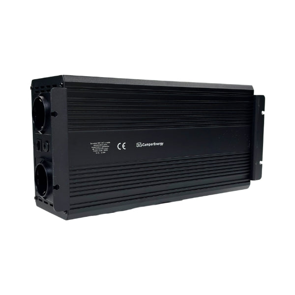 Inverter Onda Pura CamperEnergy Serie P 12/24V – 1000W, 1500W, 2000W e 3000W con Display LCD Removibile